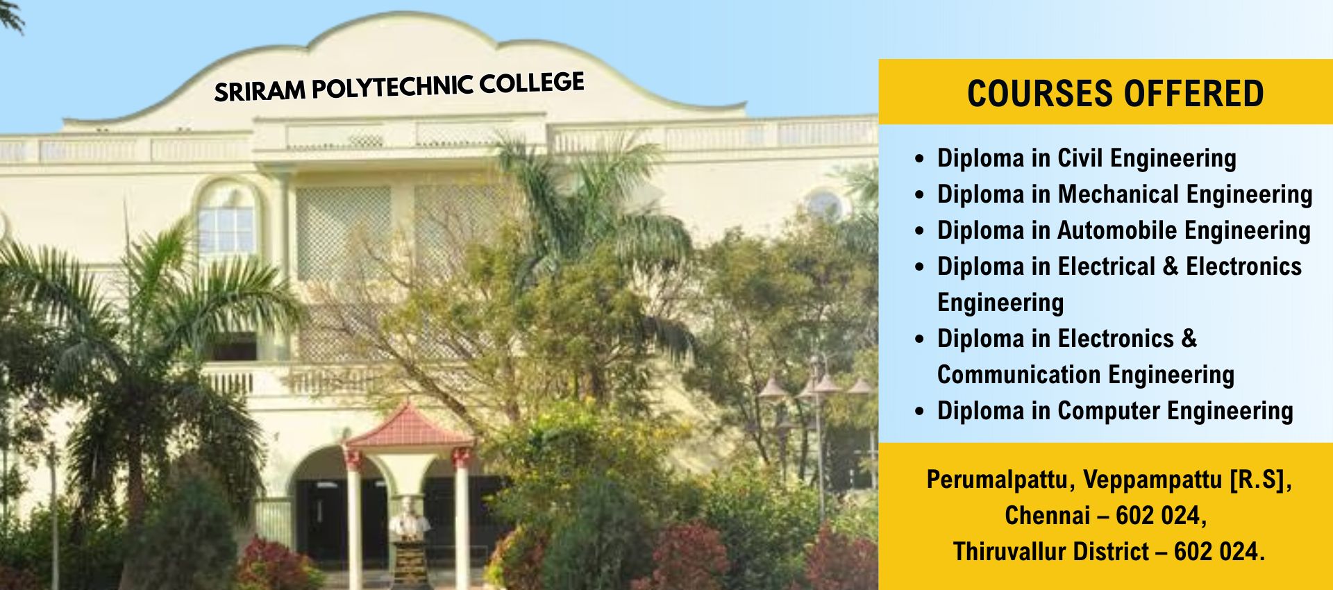 Sriram Polytechnic College